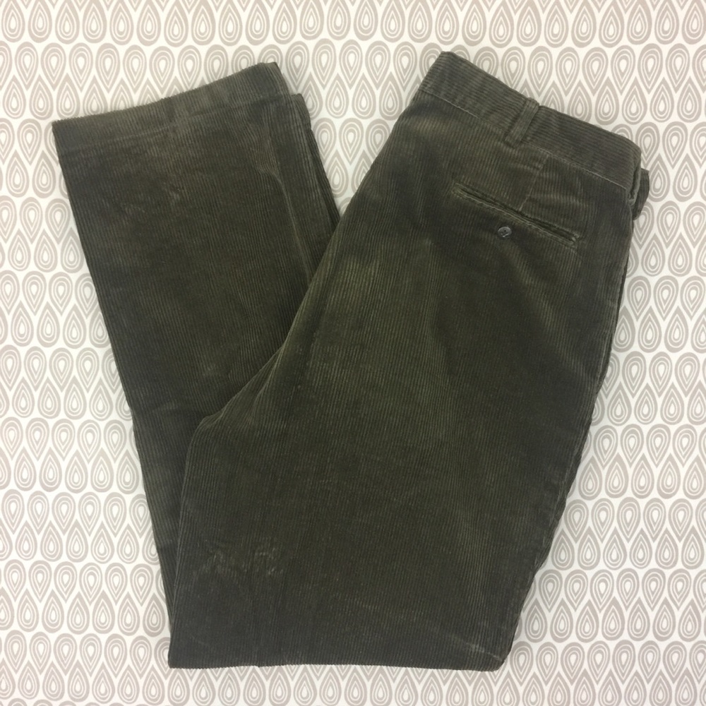 Polo Ralph Lauren Men Brown Corduroy SZ 38X32 P141
